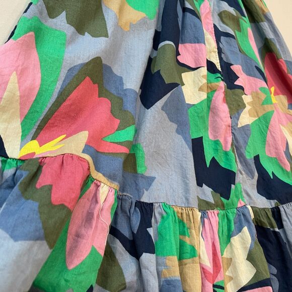 ~ Gap Kids Sundress* Sm Dress Adjustable Floral Flowers Summer Spring Sleeveless - Picture 12 of 13